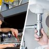 Ein Techniker arbeitet konzentriert an einer Maschine, während er mit einem Schraubendreher an einem Teil herumfummelt.